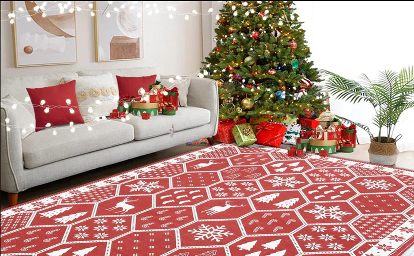 christmas rugs