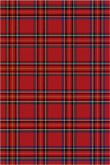 GARVEE Christmas Area Rug 5x7 Feet Xmas Buffalo Plaid Machine Washable Carpet Rug Holiday Decorative Gingham Check Floor Cover Non Slip Stain Resistant Accent Rug for Living Room Decor, Red