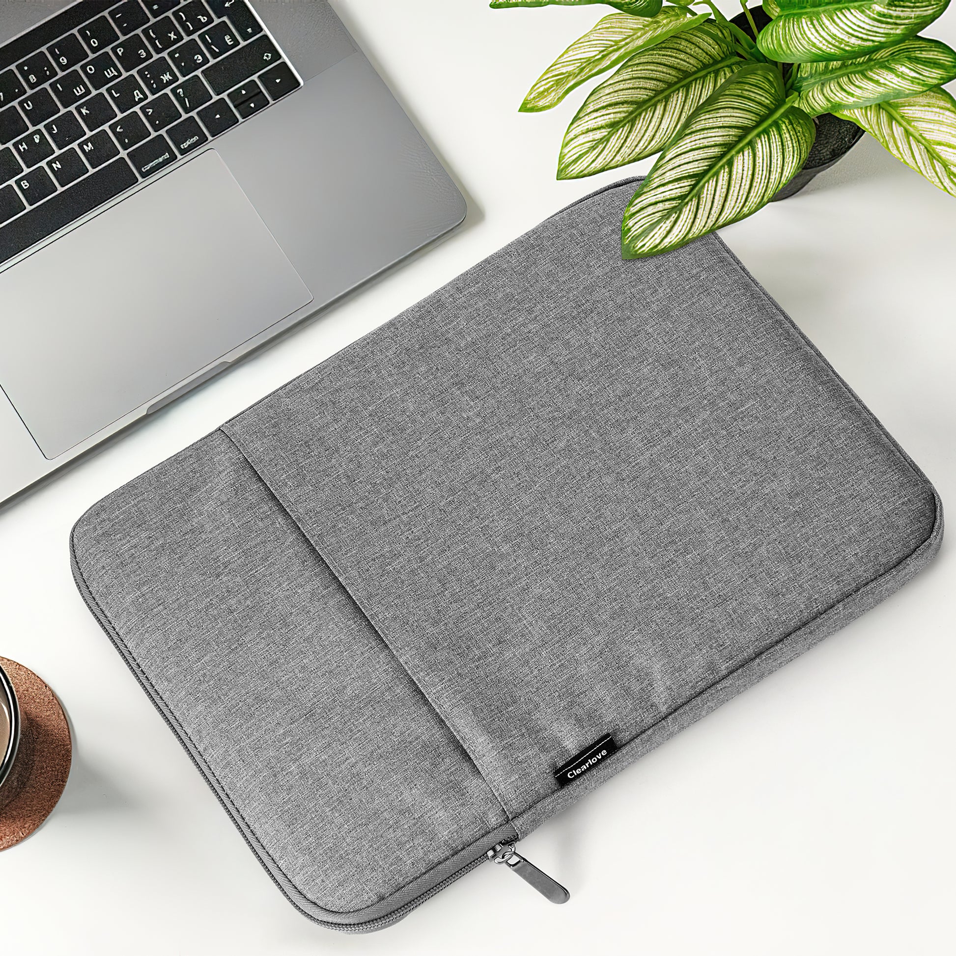 GARVEE Durable 13-inch Laptop Sleeve - Compatible with MacBook, HP, Dell & More | Scratch-Proof, Waterproof, with Accessory Bag Grey