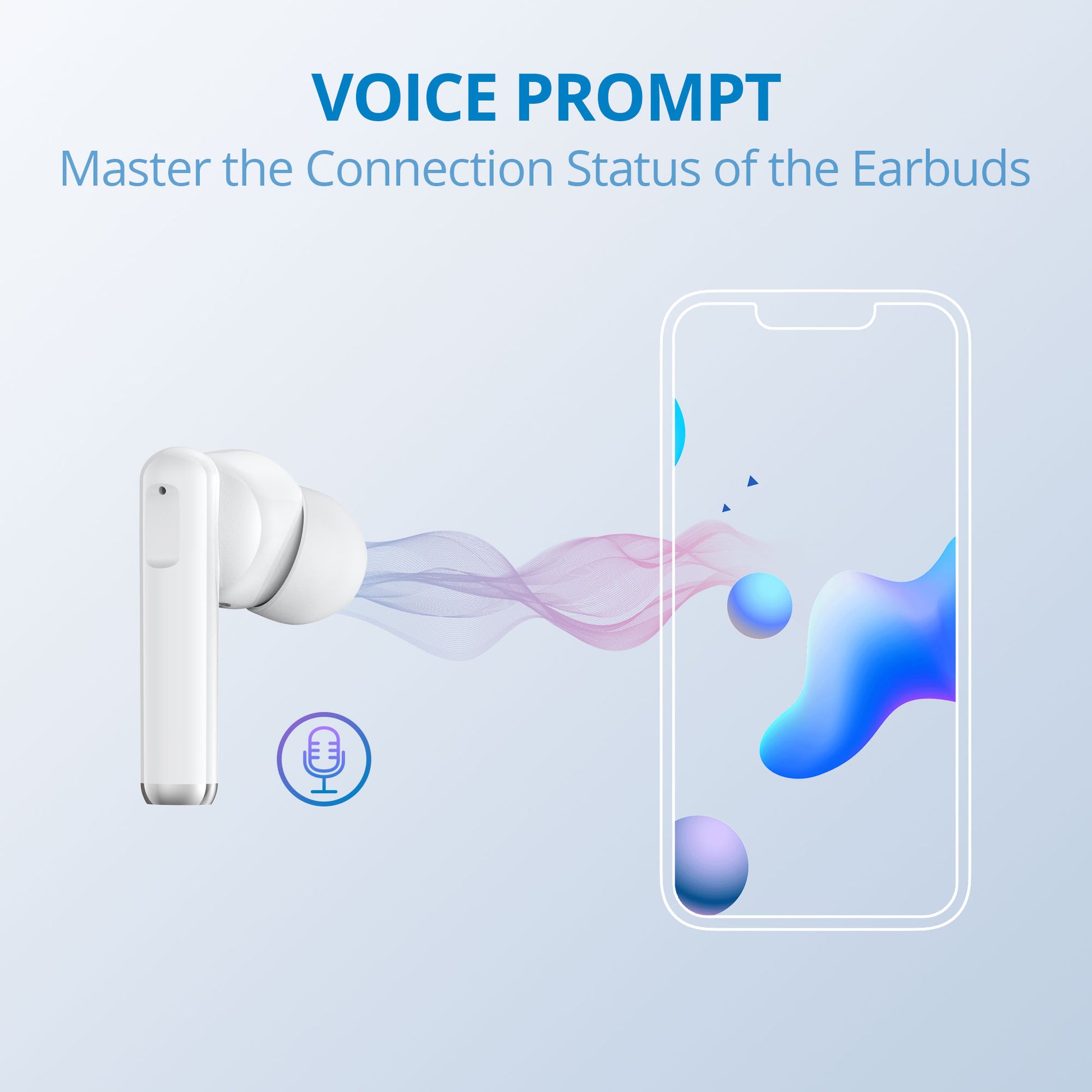 GARVEE TWS HiFi Stereo Bluetooth 5.1 Earphones - Wireless, IPX5 Waterproof, Touch Control, Compatible with iPhone, Samsung, Huawei, Xiaomi