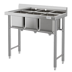 GARVEE Stainless Steel Utility Sink,39