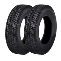 ST205/75D14 Trailer Tires, 6PR Load Range C, 14in Fuel-saving Designed Trailer Tires 205 75 14 for Travel/Camper/Landscape/Cargo/Utility/Boat/Horse/Farm/Hauler Trailer