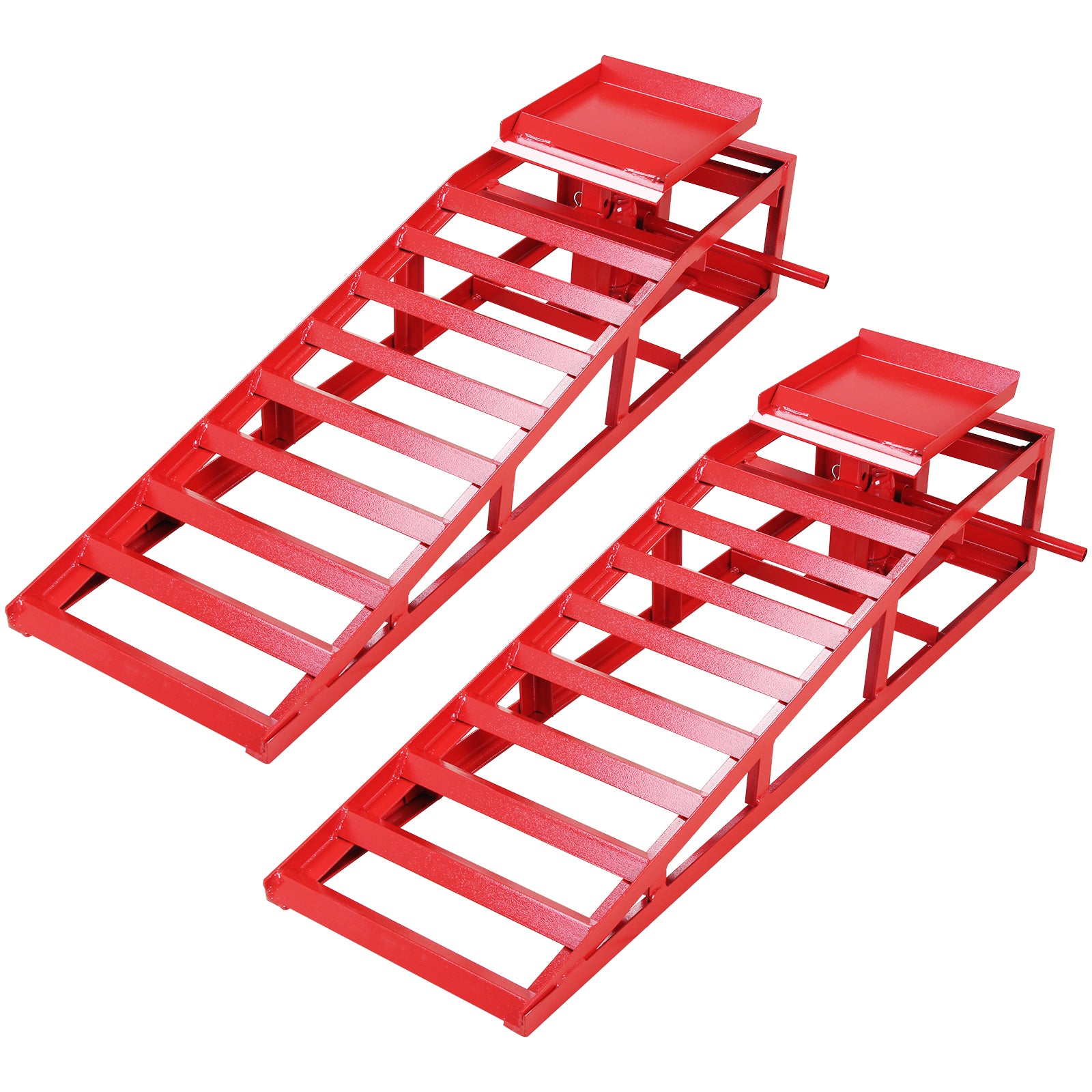 GARVEE 5T 10000lbs Hydraulic Auto Service Ramps, 1 Pack, Garage Red