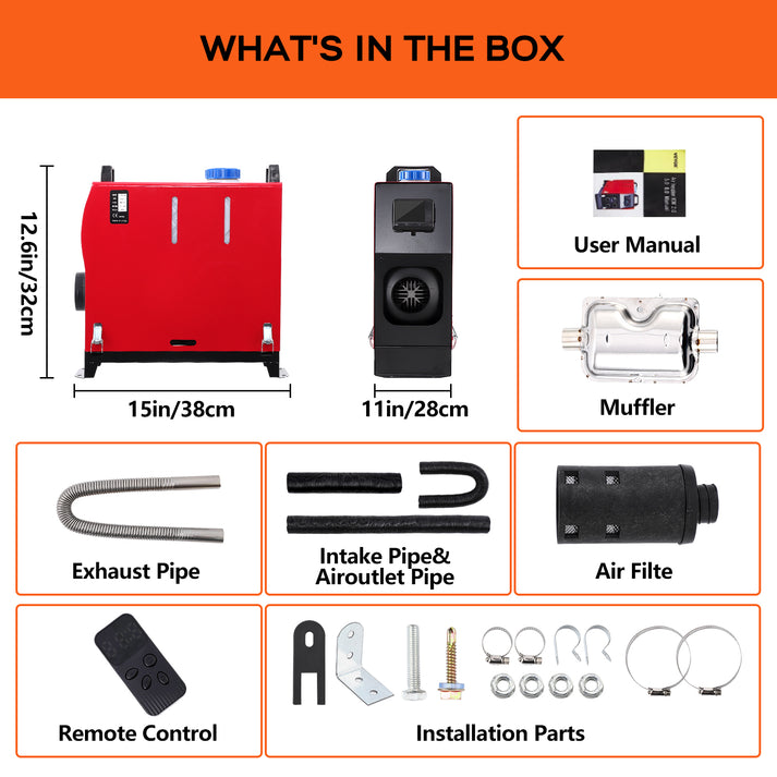 GARVEE Diesel Heater in Vehicle