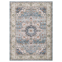 GARVEE Large Area Rug 9x12 Washable Rug Vintage Carpet for Living Room, Bedroom Dining Room and Kitchen Office Nursery Boho Rug Non Slip Rug Indoor Floor Room Decor