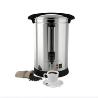 GARVEE 18L(120Cup)Coffee Pot, Stainless Steel Coffee Urn with Silicone Faucet for Parties, Office, Catering Events, Meeting Rooms