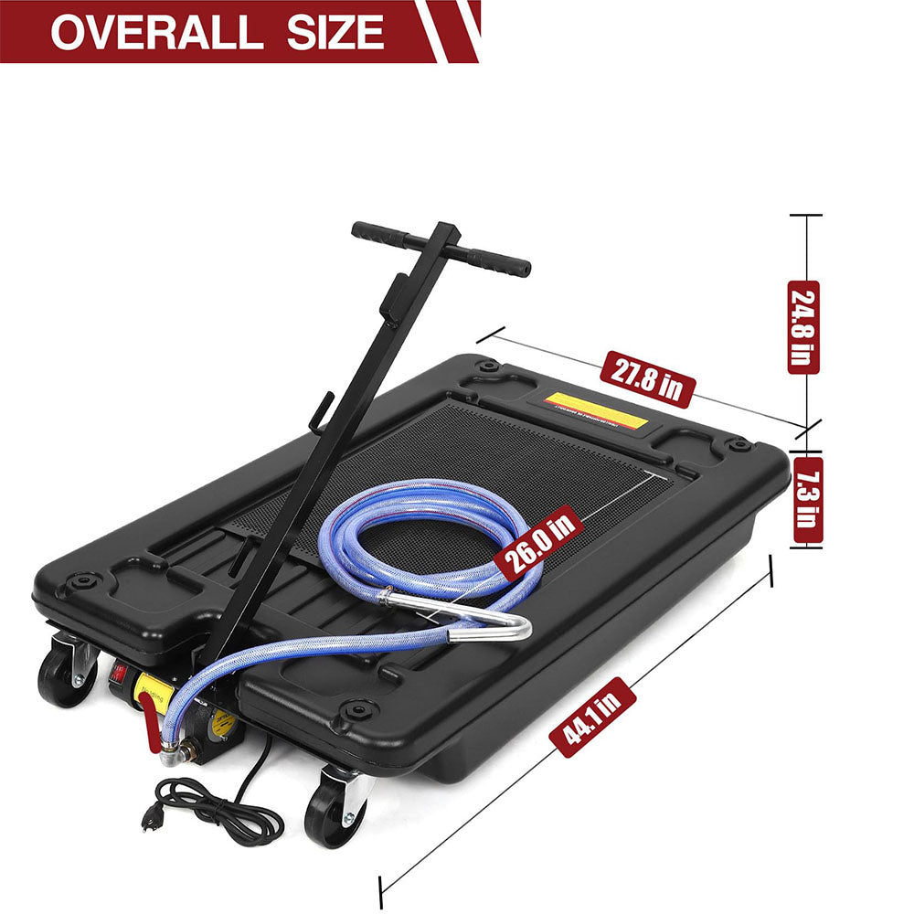 GARVEE 17 Gal Electric Oil Drain with 110V Pump & 8 Ft Hose