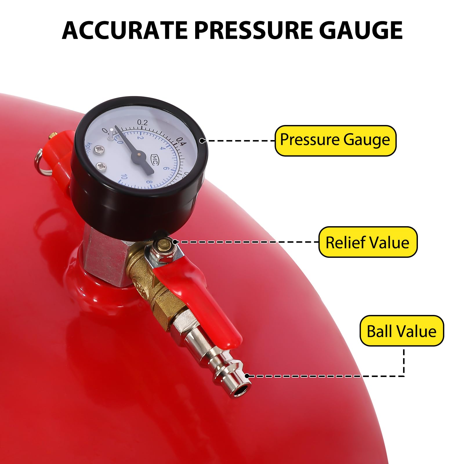 GARVEE 20 Gal Oil Tank, Air Drain, Funnel & Wheel