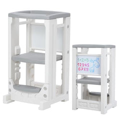 GARVEE Toddler Tower Step Stool Non-slip Safe Easy Install Clean Gift