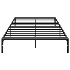 GARVEE Alkmaar 14 Inch Metal Platform Queen Bed Frame, Steel Slat Support Queen Size Bed Platform, Mattress Foundation, Easy Assembly, No Box Spring Needed, Black