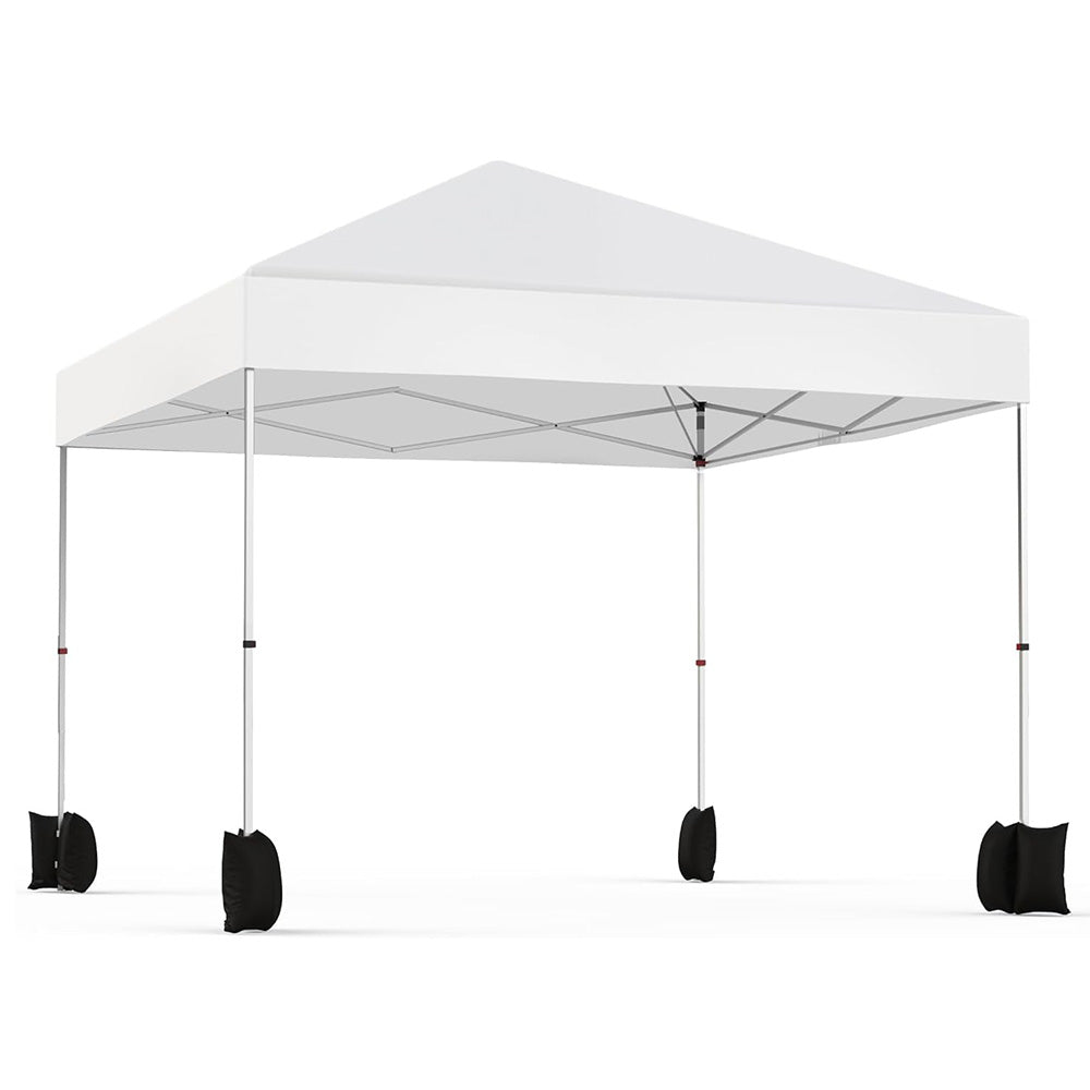 GARVEE 10x10ft Pop Up Canopy Tent with Enhanced Size and Coverage, Premium Weather Protection, Oxford Fabric, Adjustable Height, Quick Setup, Wheeled Bag - Ideal for Patio, Party, Events, Camping