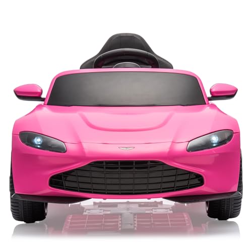 GARVEE 12V Ride on Sports Car for Kids Licensed Aston Martin Battery P