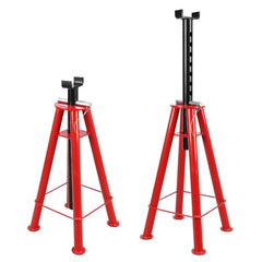 GARVEE Heavy-Duty Pipe Jack Stand, 28 -52 Inch Adjustable Folding Pipe Stand, 2500 lbs Load Capacity, Ideal for Welding, Automotive, and Construction Projects - 10T