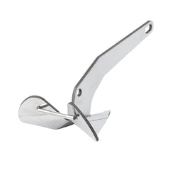 GARVEE 11lbs Boat Anchor, 316 Stainless Steel Delta-Style Anchor, Heavy Duty Wing Style Triangular Anchor