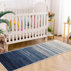 GARVEE Bohemian Geometric Runner Rug 2'x8' - Non-Slip, Soft Polypropylene, Jute Backing, Low Pile, Easy Maintenance, Perfect for High-Traffic Areas