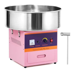 GARVEE 1000W Commercial Cotton Candy Machine, Cotton Candy Maker with Stainless Steel Bowl, Sugar Scoop and Drawer for Home Party Birthday Carnival