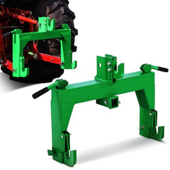 3-Point Quick Attach Hitch, 2 Inch Receiver & 5 Bolts Adjust - Green