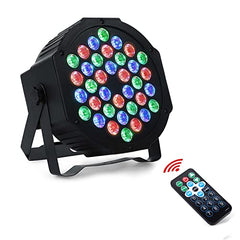 Garvee Dj Lights, 36 LED Par Lights Stage Lights with Sound Activated Remote Control & DMX Control, Stage Lighting Uplights for Wedding Club Music Show Christmas Holiday Party Lighting - 12 Pack