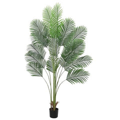 GARVEE 6ft Artificial Palm Tree - Realistic Design, 15 Trunks, Durable Polyester, Indoor/Outdoor, Easy Assembly, Safe Materials, Adjustable Leaves