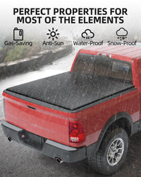 5.7ft Soft Vinyl Roll-Up Tonneau for 09-23 Dodge Ram 1500 - GARVEE