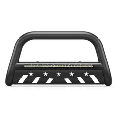 GARVEE LED Bull Bar & Skid Plate for Front Bumper Grill Guard