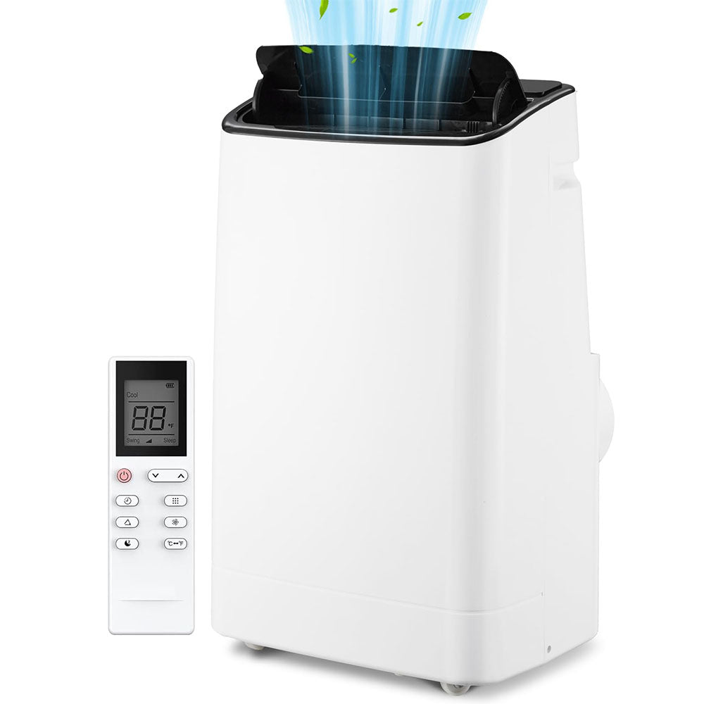 14,000 BTU Quiet Portable AC, Cools 750 Sq. Ft, Quiet, 4-in-1