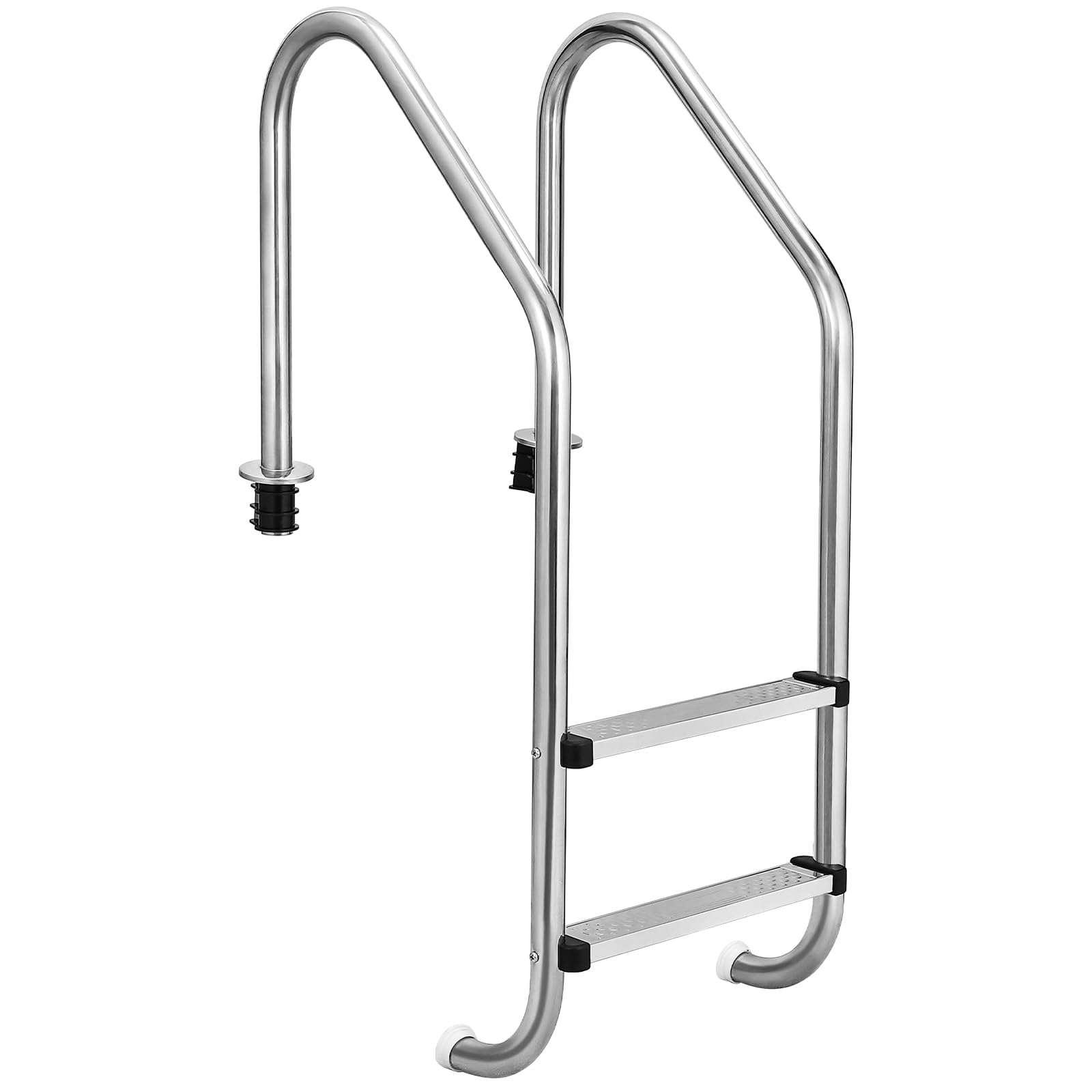 GARVEE 304 Stainless Steel Pool Ladder with Handrails, Heavy Duty, Erg