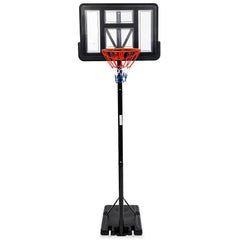 GARVEE Basketball Hoop Outdoor 5.2-10ft Adjustable for Kids/Youth/Adult, Portable Basketball Hoop Goal System, 44in Shatterproof Backboard & High Intensity Base in Backyard/Driveway/Indoor