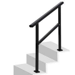 Outdoor Handrails Adjustable Height Stair Handrail ,Integrated Design at Handrail,Staircase Handrail for Outdoor and Indoor Concrete, Porch, Mixed, Step,Brick Step - 2-3 Step