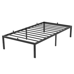 GARVEE 14 Inch Twin Bed Frame with Storage,Metal Platform Twin Bed Frame No Box Spring Needed Steel Slat Support Easy Assembly