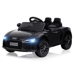 GARVEE Ride Car for Kids, 12V Power Battery Electric Vehicles for 3-7 Toddlers, Licensed Toy Car with Remote Control, MP3 Player - Black