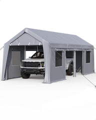 GARVEE Top Cover 13x25FT Carport (Gray)