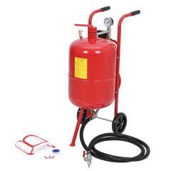 GARVEE Sand Blaster 10 Gallon, Portable Air Sandblaster 125PSI, High Pressure Air Sandblaster with 6