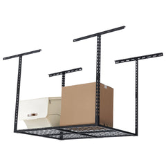 GARVEE Garage Ceiling Storage Racks - Heavy Duty, 48'' * 36'', Adjustable Cold Rolled Steel Racks.