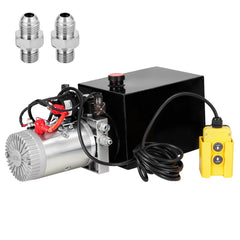 Double Acting 12V Hydraulic Power Unit, 13Qt, for Car Lifts