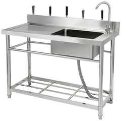 GARVEE Utility Stainless Steel Sink,47.2