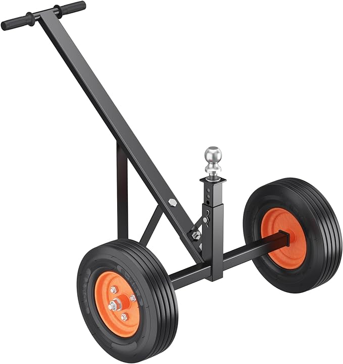 600 lbs Trailer Dolly, 16-24 Inch Height Adjust, Mover Tool