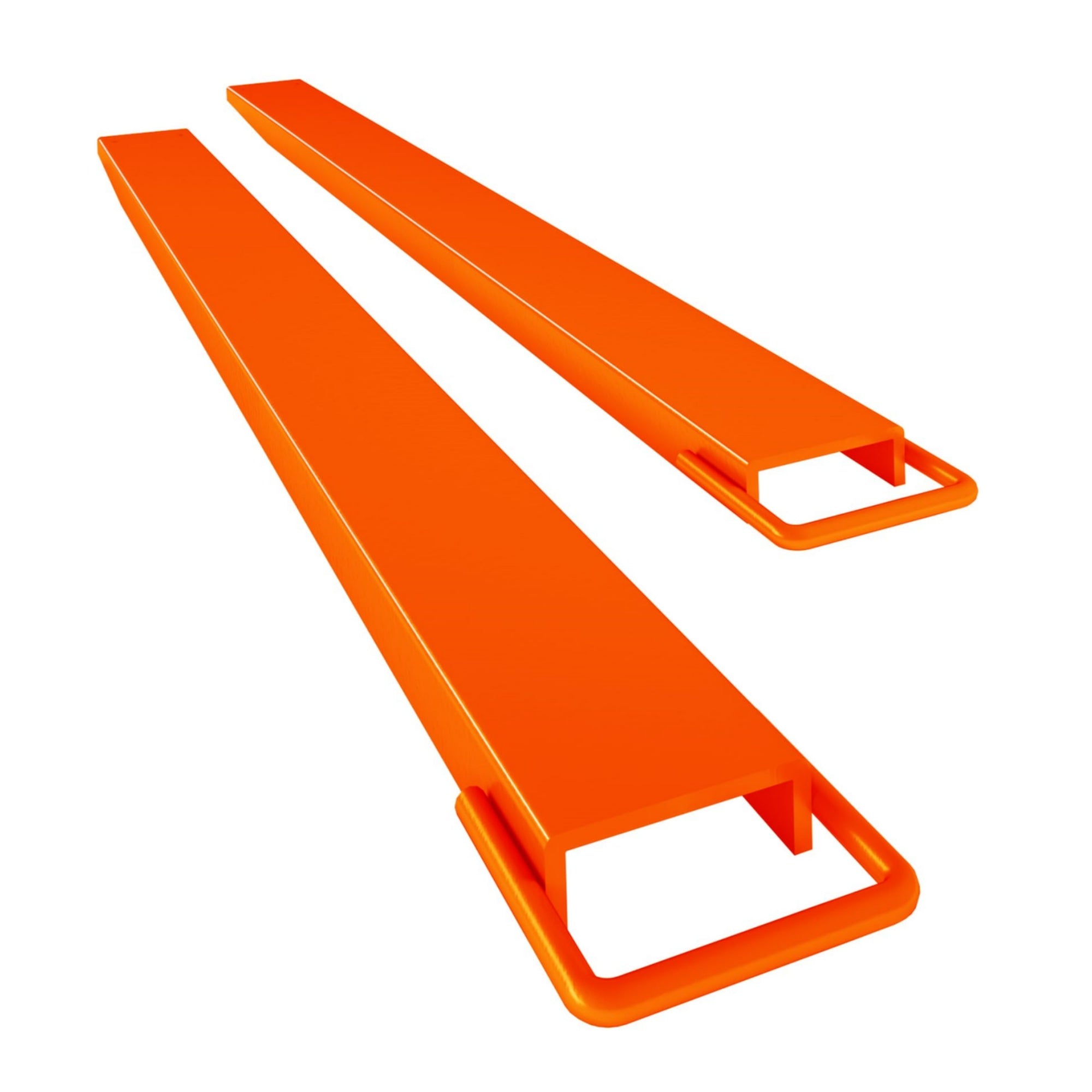 GARVEE Pallet Forklift Extensions 72" Length 4.5" Width, Heavy Duty Steel Pallet Fork Extension, 1 Pair Fork Extensions for Forklifts, Orange