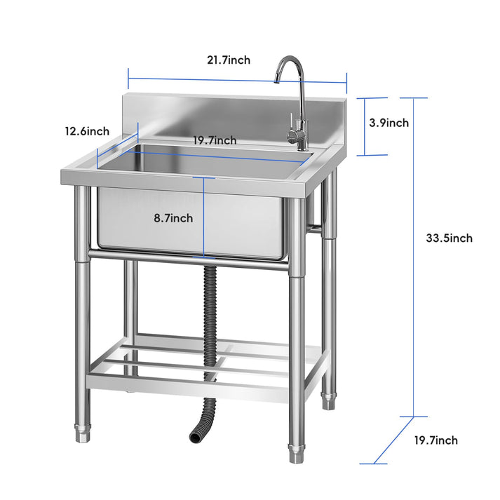 GARVEE Commercial Sink Details