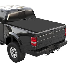 Quad 4-Fold 6.5ft Tonneau for 04-08 F150 Black