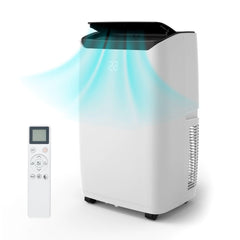 14,000 BTU 3-in-1 Portable AC, Cools Up to 700 Sq. Ft, Remote Control, LED