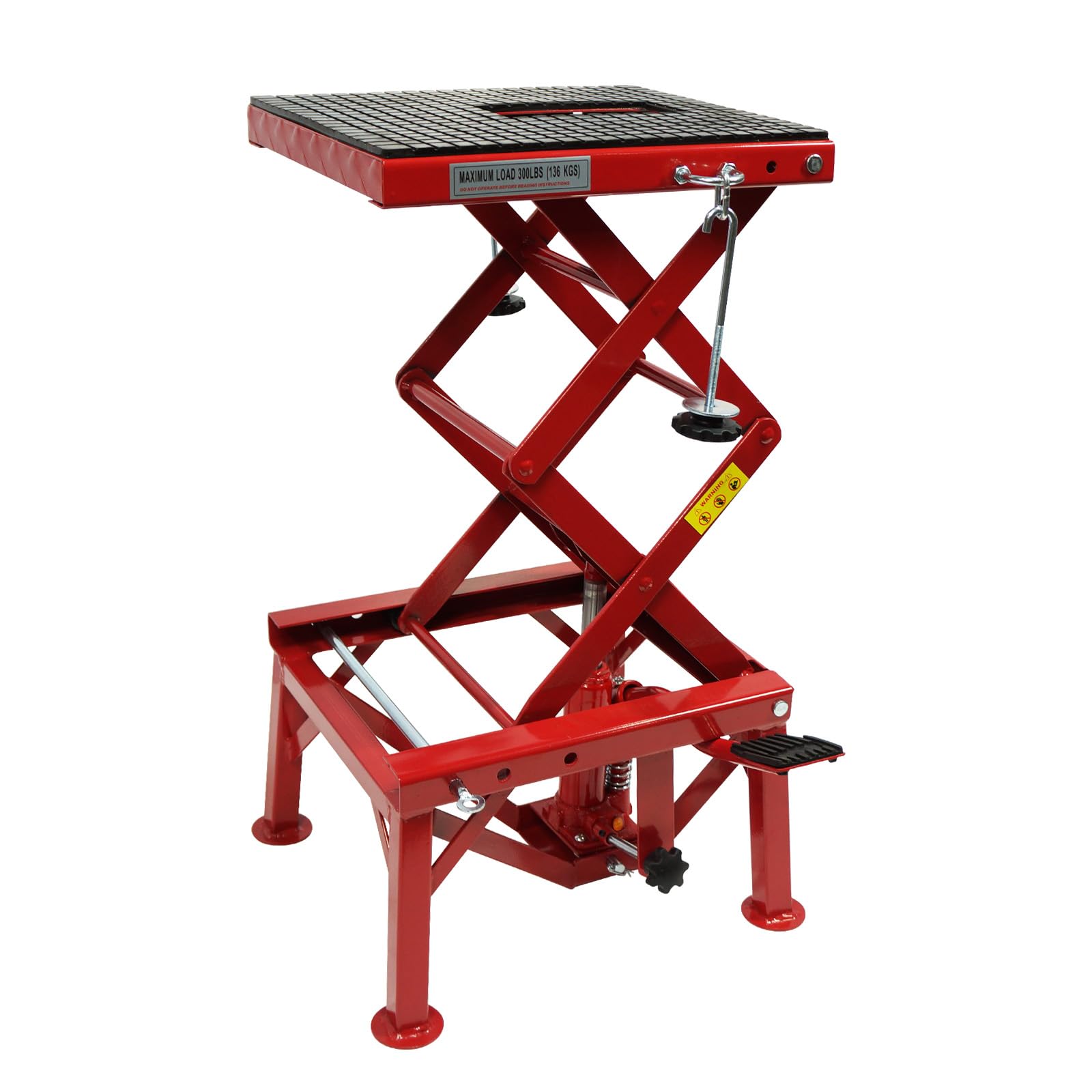 GARVEE 300 LBSHydraulic Motorcycle Lift Jack, 300 LBS ATV Scissor Lift