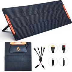 GARVEE 200 Watt Portable Solar Panel Kit for RV, 12 Volt, IP68 Waterproof Foldable Solar Panel MC4 Anderson Connector, Solar Charger Suits for 99% Power Station Camping Off Grid