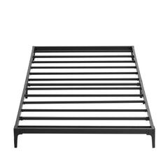 GARVEE Twin - Metal Platform Full Bed Frame Sturdy & Noise-Free Black Steel Slat Support