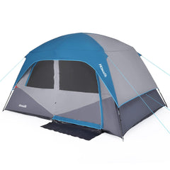 GARVEE Camping Tent, Tent for Camping, Easy Set up Camping Tent 4 Person and 6 Person for Hiking Backpacking Traveling Outdoor (6 Person Instant), Light Blue, 12ft (L) x 8ft (W) x 72in（H