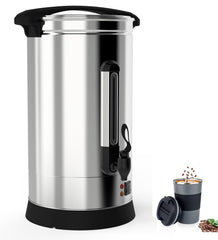 100 Cup Coffee Maker, Quick Brew, Stainless Steel for Meetings