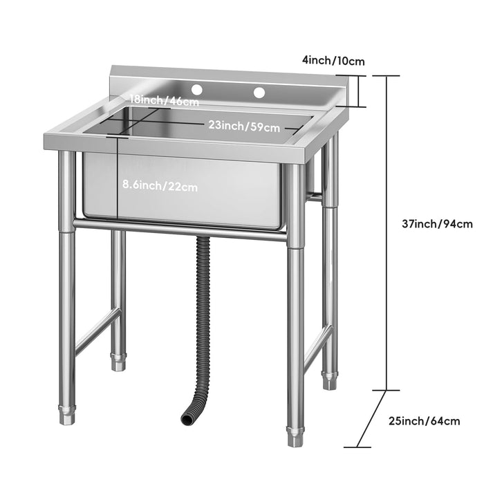 GARVEE Commercial Sink Details