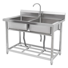 GARVEE Utility Stainless Steel Sink,39.4