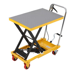 GARVEE Hydraulic Lift Table Cart 500lbs, Lift Table Capacity 28.5