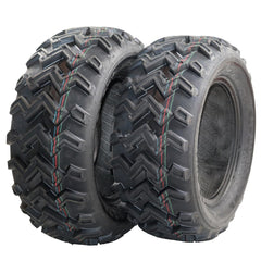 GARVEE Set of 2 ATV UTV Tires 24X8-12, 4PR All Terrain 24x8x12 ATV UTV Off-Road Tires, Max Load 265 Lbs each Tire, Tubeless QD-115